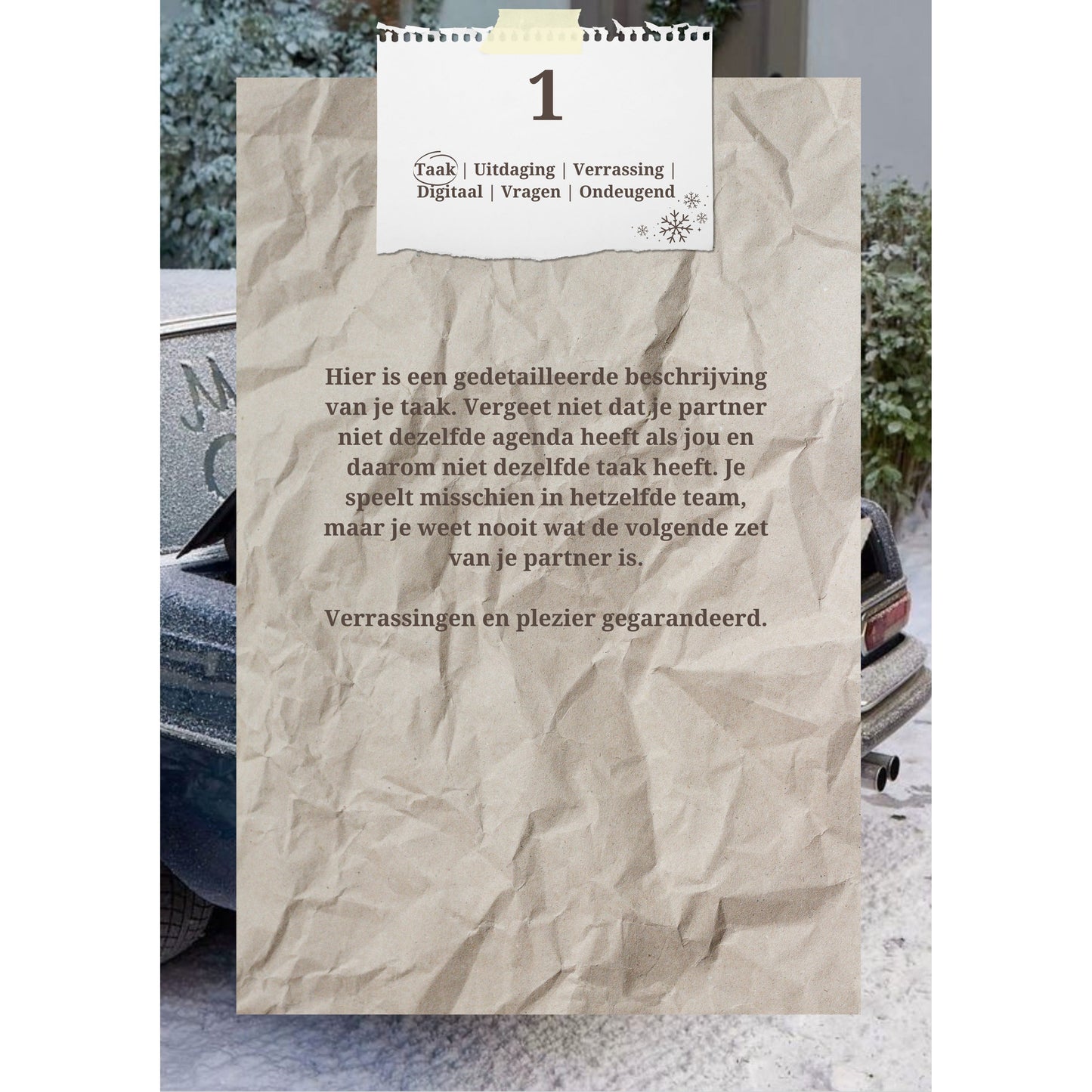 Adventkalender voor Koppels