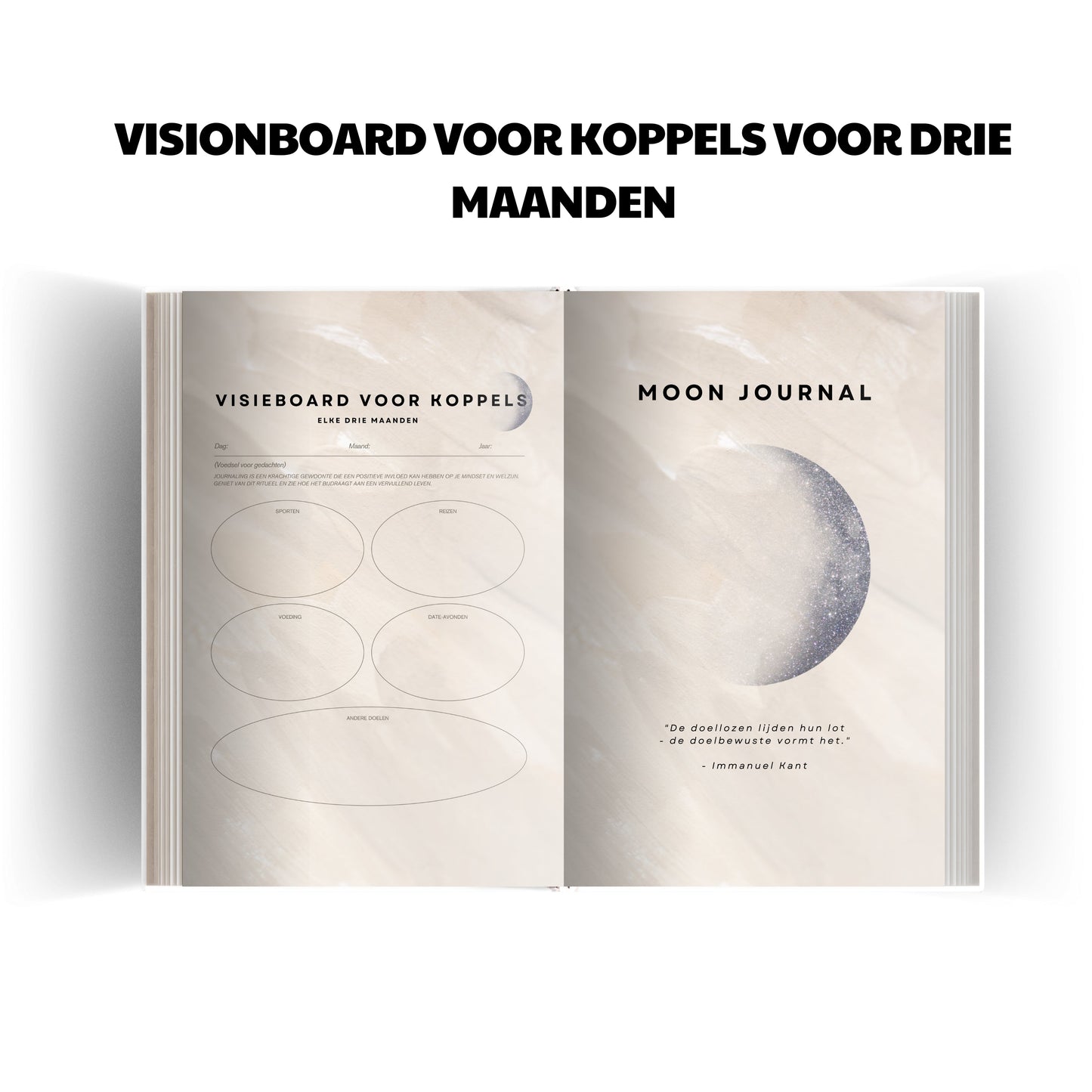 Moon Journal voor Koppels