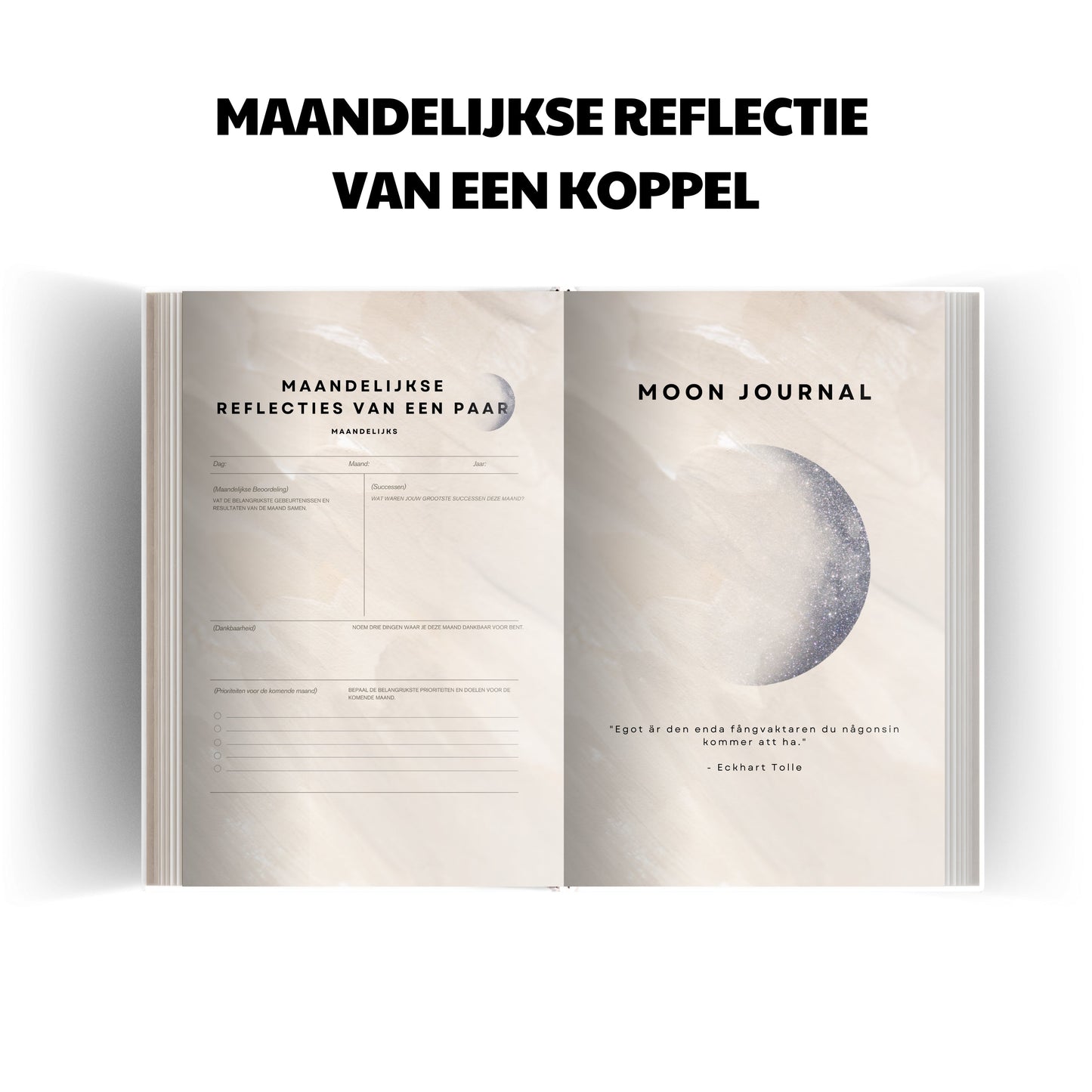 Moon Journal voor Koppels